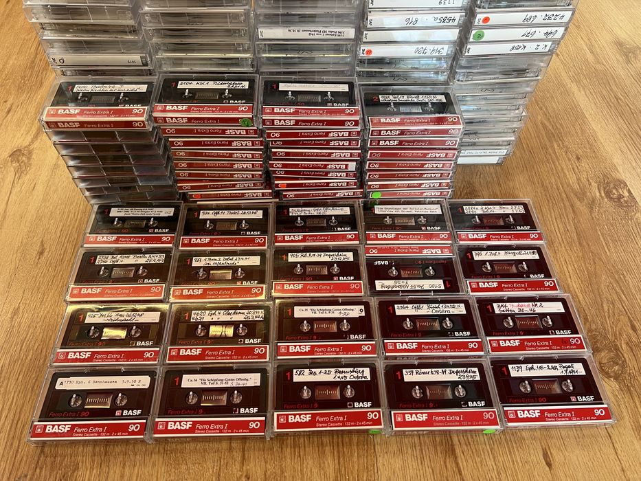 Casete JVC FI-S, JVC FI-S0 si BASF Ferro Extra I 90