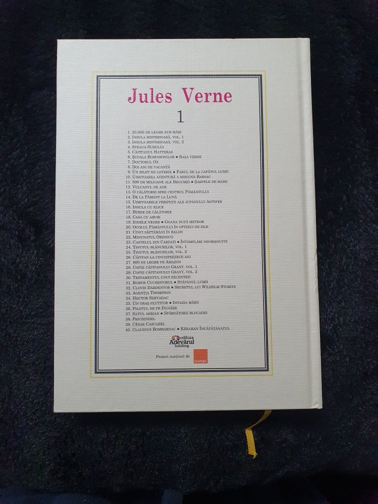 Jules Verne, colectia Adevarul vol. 1-22