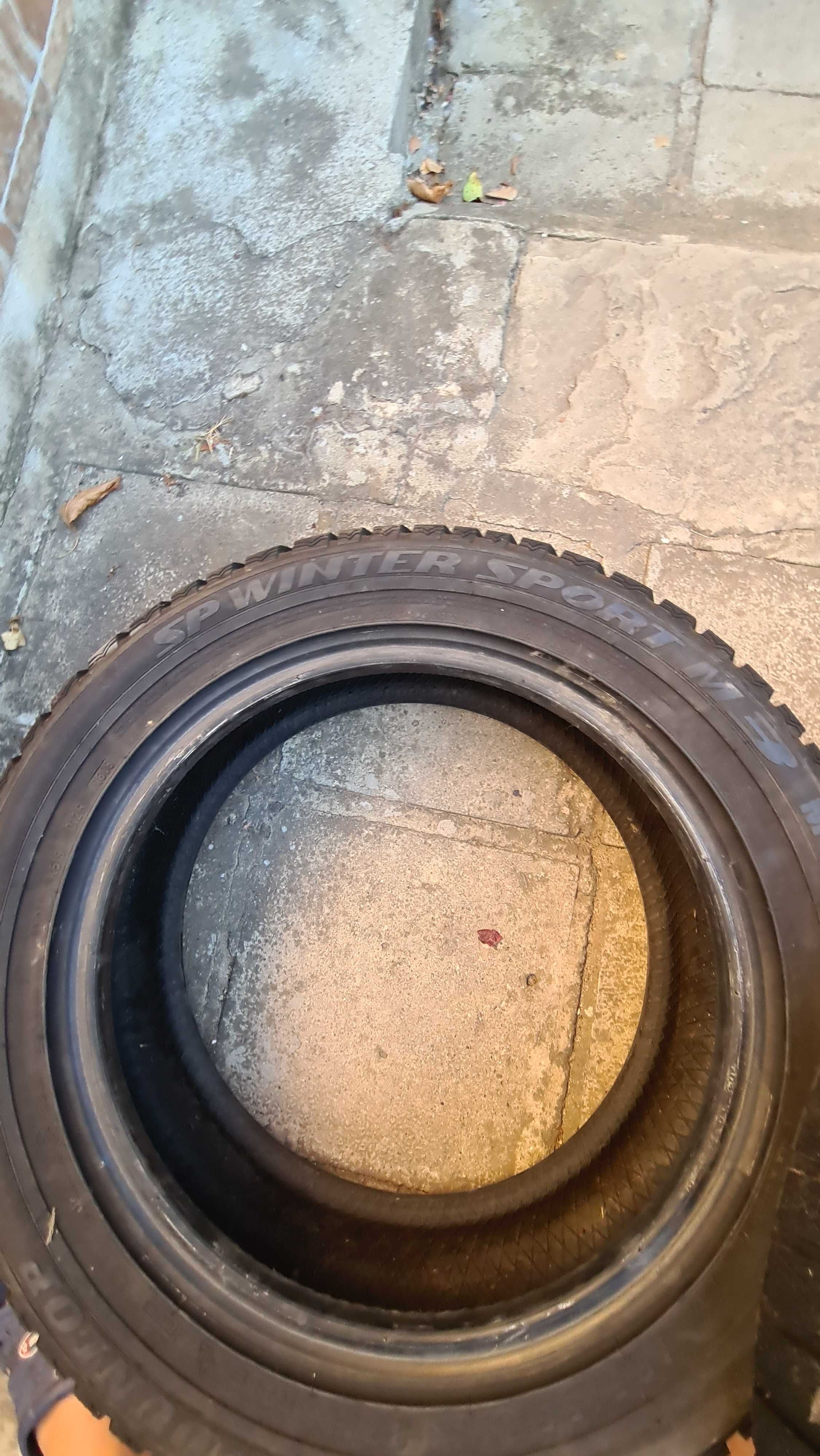 Два броя зимни гуми 195\55\16  DUNLOP SP WINTER SPORT M3