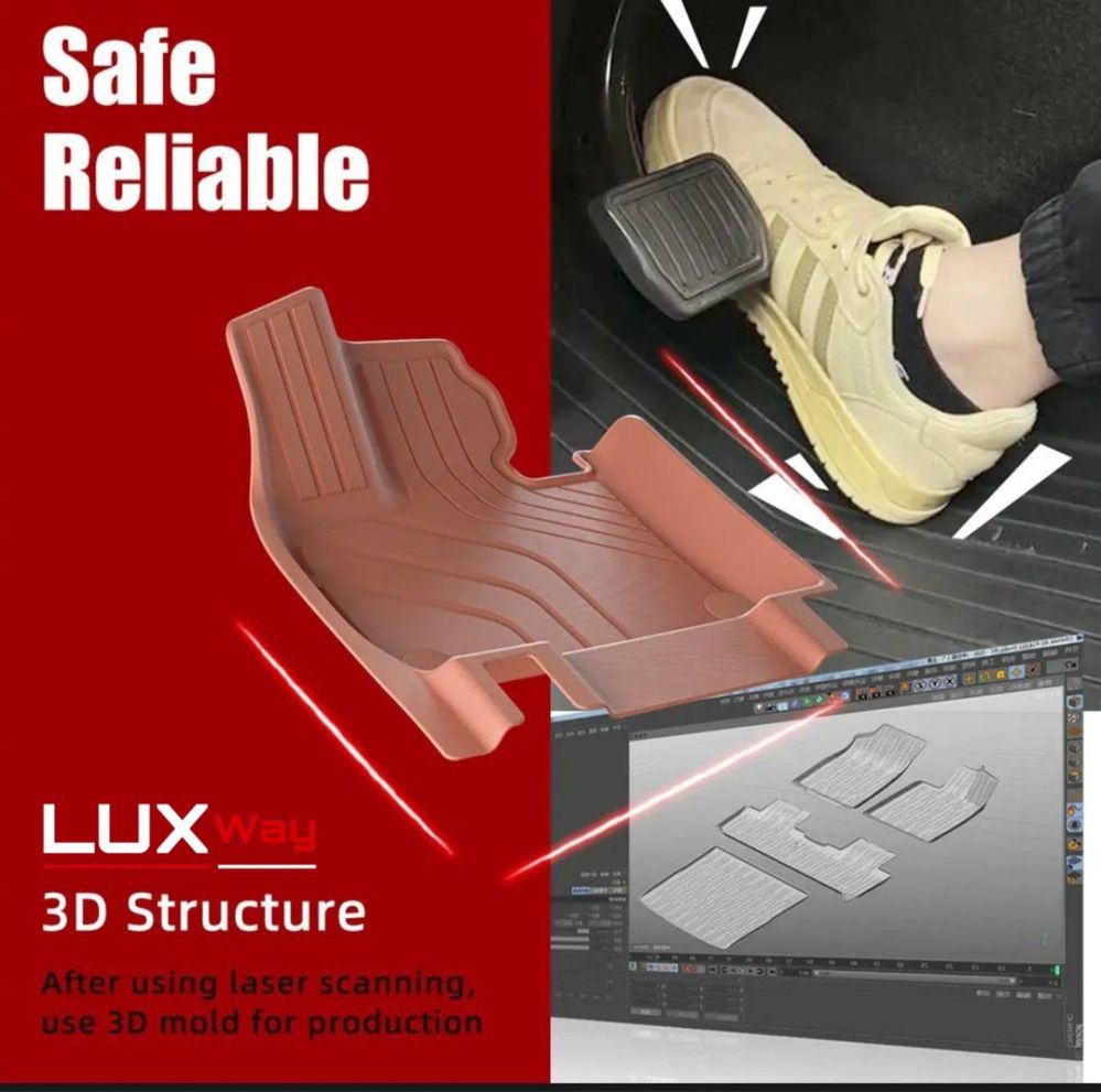 Коврики для салона L7 Max от «LuxwayShop»