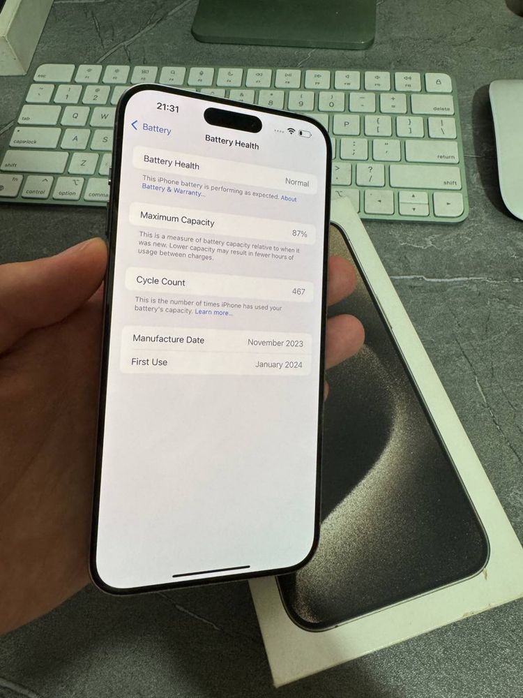 Iphone 15 pro max 256 gb ideal
