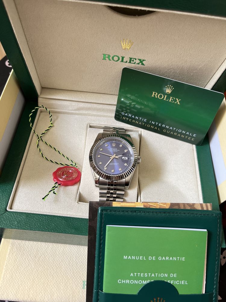 Rolex Datejust Diamond Blue Dial 41 mm