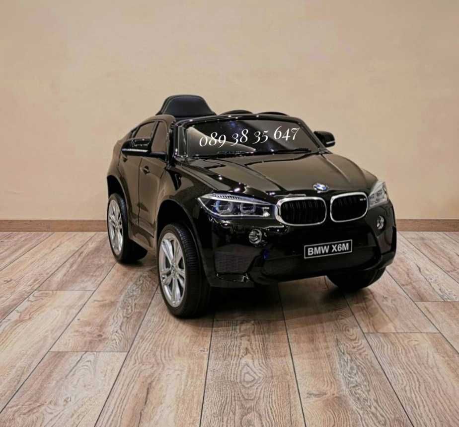 ТОП ЦЕНА!НОВО!Акумулаторен джип BMW X6 с 12V батерия,EVA гуми,USB