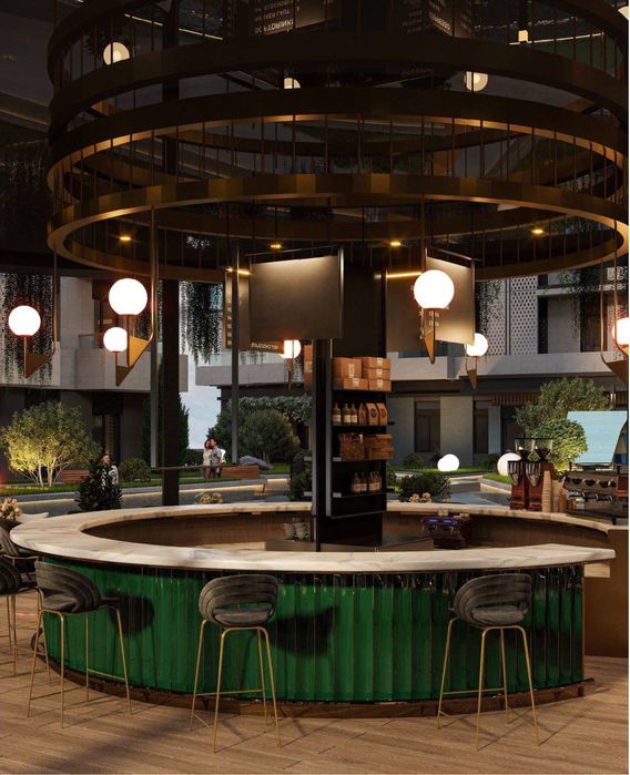 Алайский Новостройка ЖК Imperial Club City 2 комнатная 12 этаж, 37м2