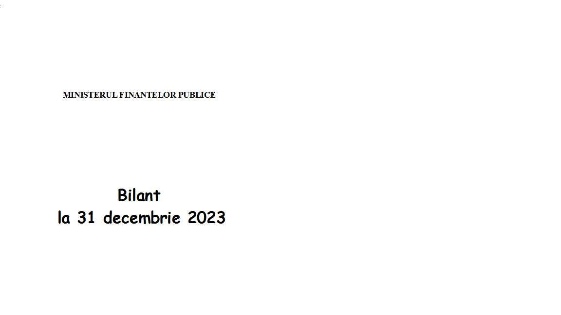 Certific bilant la 31.12.2023