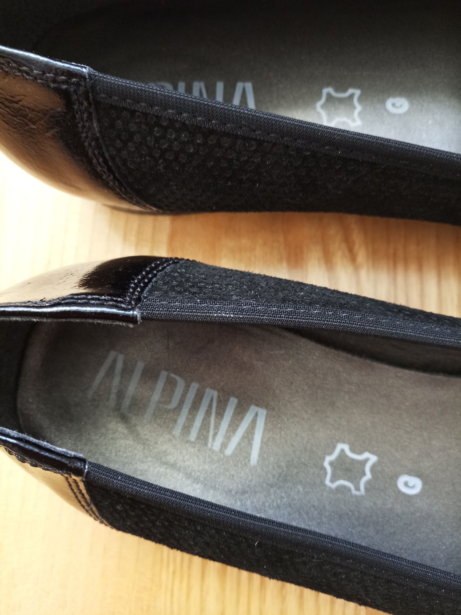 Pantofi de vara din piele naturala ,pt.dama-Alpina-39,5(6)