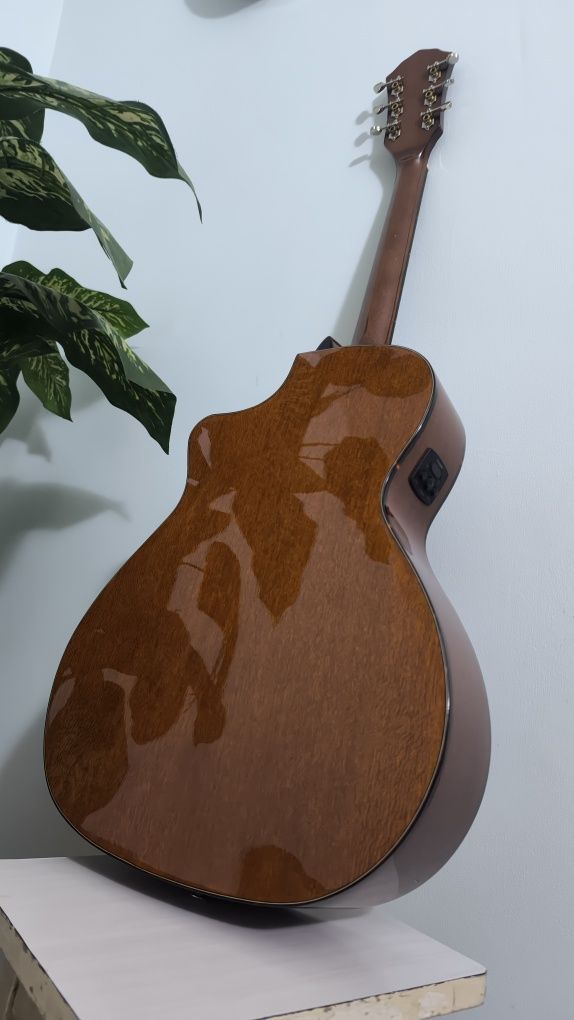 Fender FA-345ce Auditorium 3-Tone Tea Burst