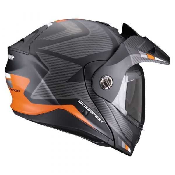 Отваряема мото каска SCORPION ADX-2 CAMINO Orange,XL 61-62, очила
