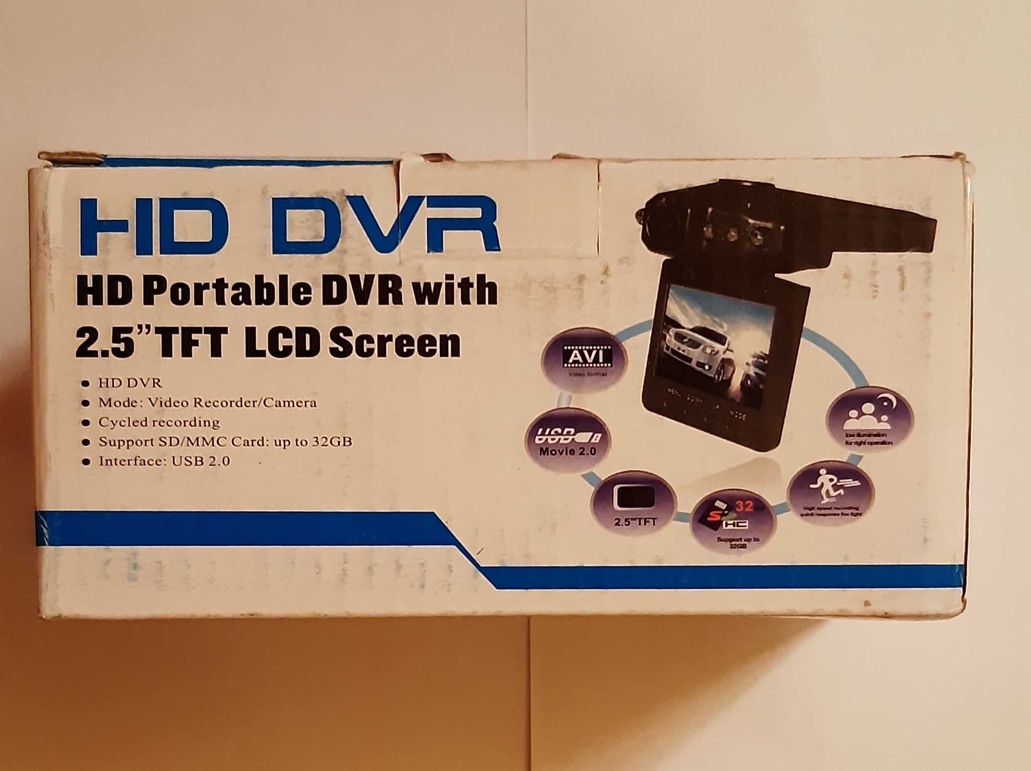 Продавам видеорегистратор HD DVR с 2,5“ ТFT LCD екран
