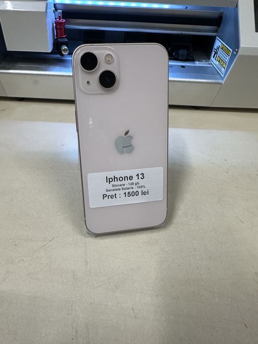 Iphone 13 / 128 gb / 100% baterie / folie sticla cadou