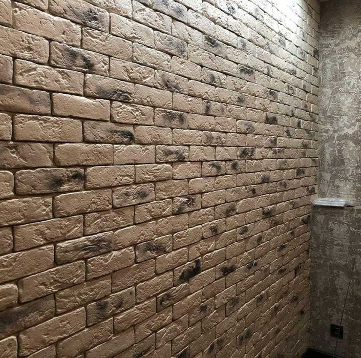 Улучшенный гипсовый декоративный кирпич