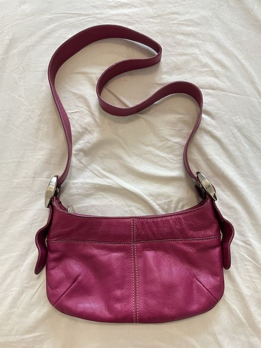 Geanta de Umar Furla Originala Roz Vintage Piele Naturala Made inItaly