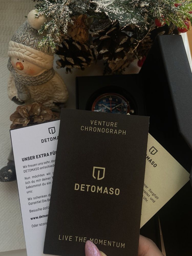 Чисто нов часовник Detomaso Venture Chronograph Limited Edition!