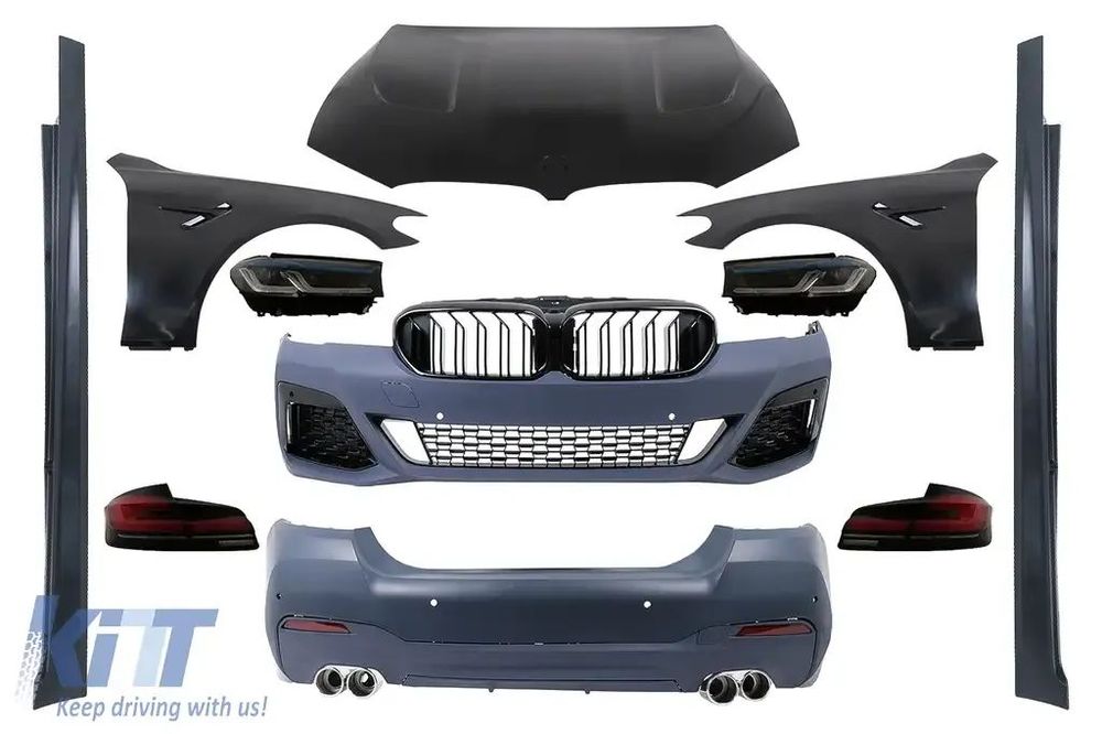 Pachet BMW Seria 5 F10 (2010-2017) Conversie la G30 LCI Design