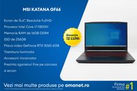 Laptop Msi KATANA GF66 - BSG Amanet & Exchange