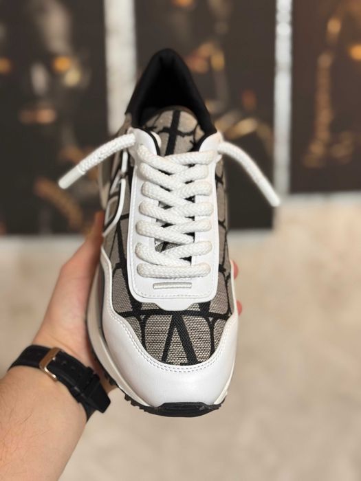 Adidasi Barbati Valentino True Act White & Grey!
