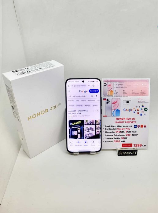 ***STAR*** Shop: Honor 400 5G - 512GB - PACHET COMPLET - GARANTIE!!!