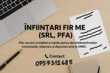 ÎNFIINȚĂRI SRL – Rapid și fără bătăi de cap!