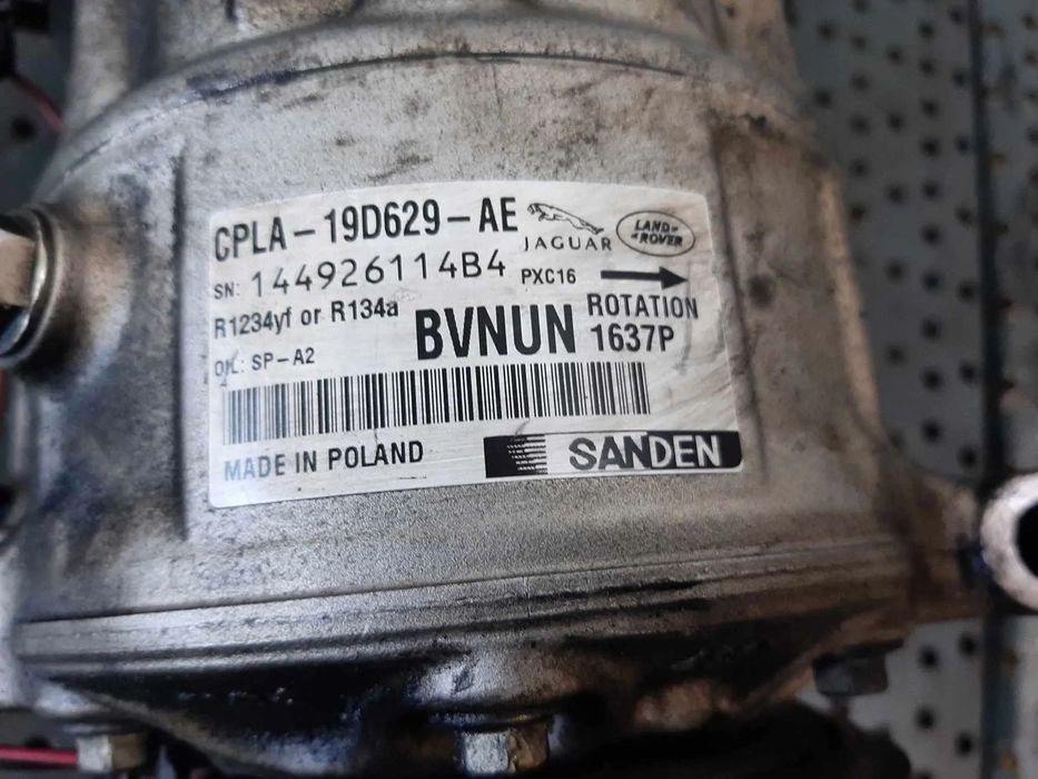 Compresor clima ac land rover range rover sport 2 l494 land range rover vogue 4 l405 cpla-19d629-ae