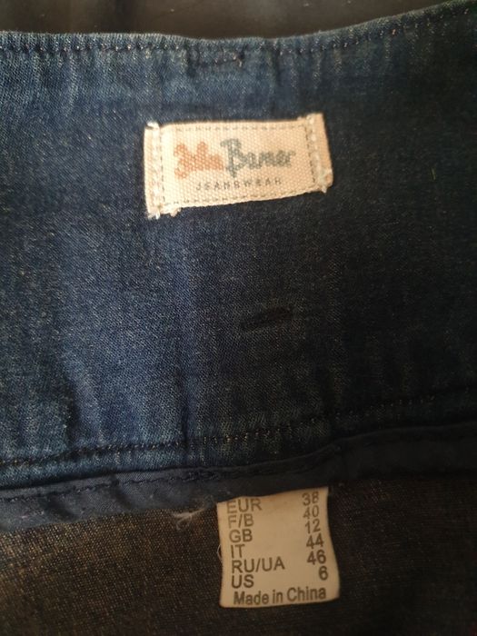 Lot fusta jeans mini 38 si pantaloni scurti M