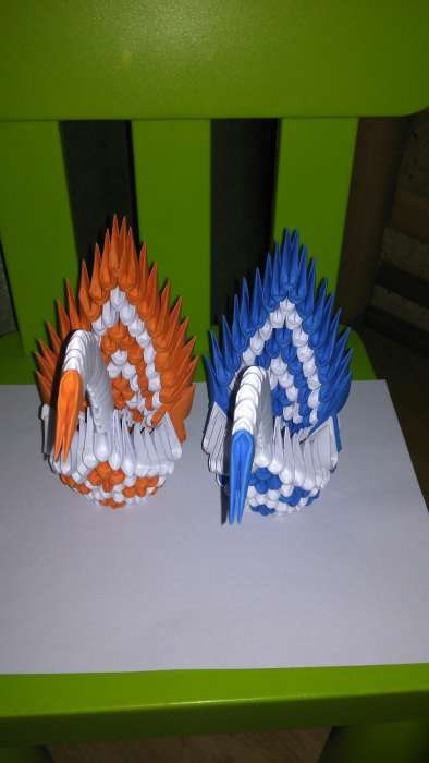 Lebede origami