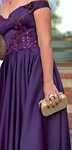Rochie lunga eleganta mov