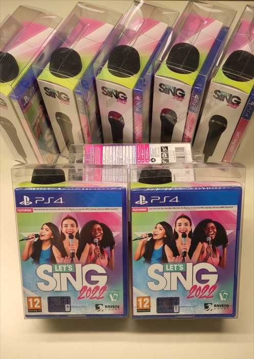 [ps4] ! КОМПЛЕКТ ! NEW Let's SING 22 + Микрофон / чисто НОВИ