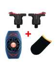 Pachet ventilator racire telefon gaming cu butoane si manusi PUBG
