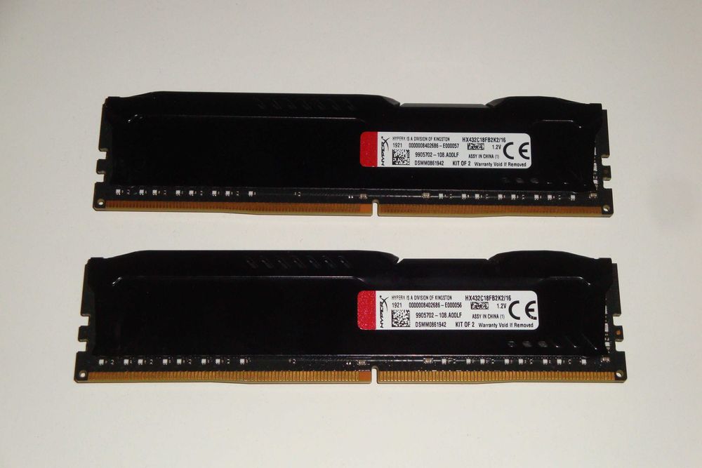 kit memorii ram ddr4 kingston hyperx fury 16g 3200Mhz HX432C18FB2K2/16