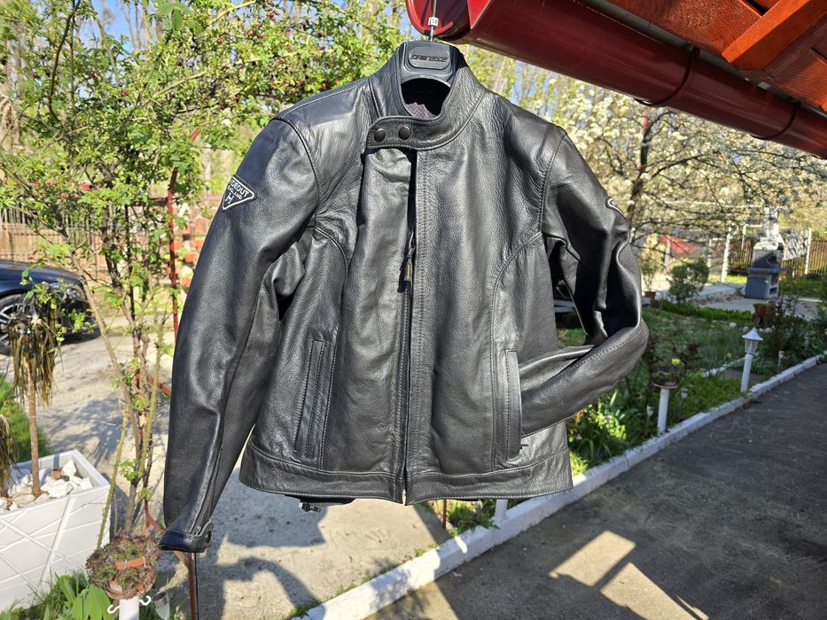 Geaca moto piele noua S-M HIDE OUT UK