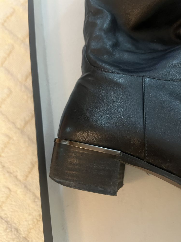 Cizme piele peste genunchi