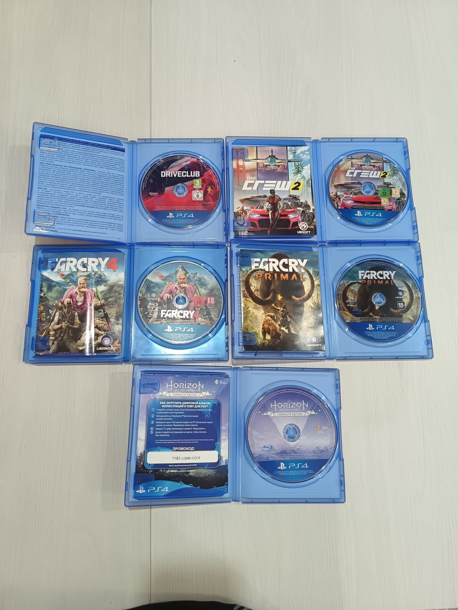 Диски/игры на PlayStation 4