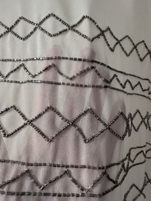 Bluza cu broderie Mango Suit