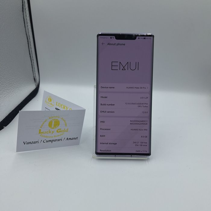 Huawei Mate 30 Pro 256 GB 8 GB Garantie /Factura #40881