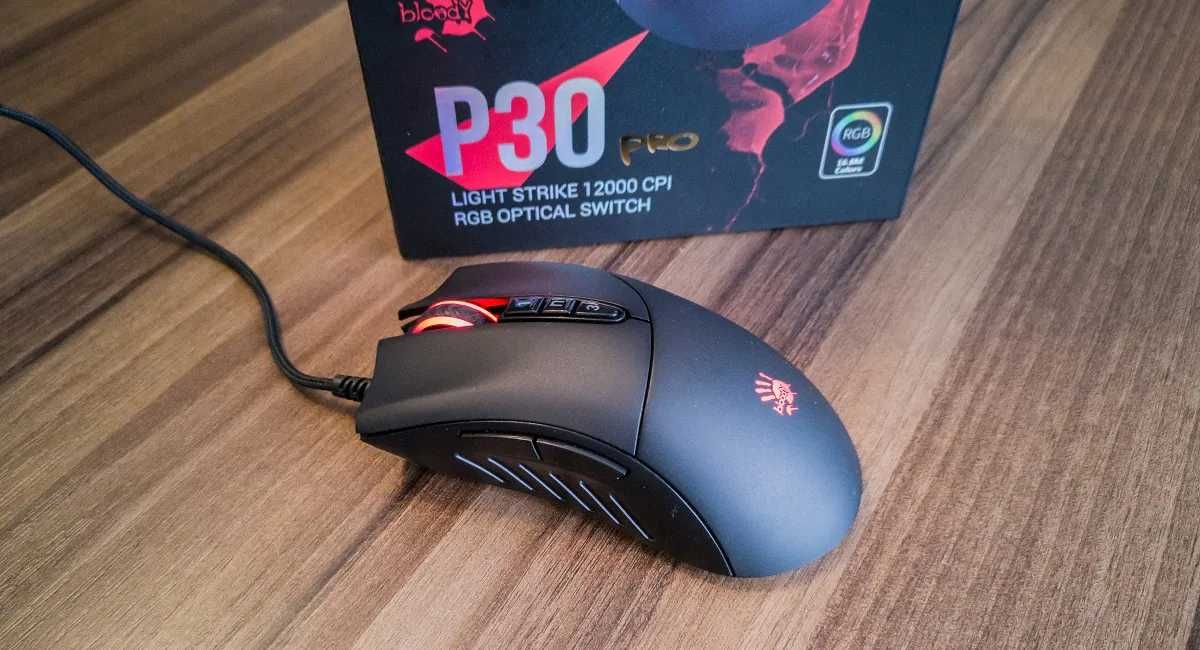 Игровая мышь A4Tech Bloody P30 Pro, цена Белом Ветре 19к