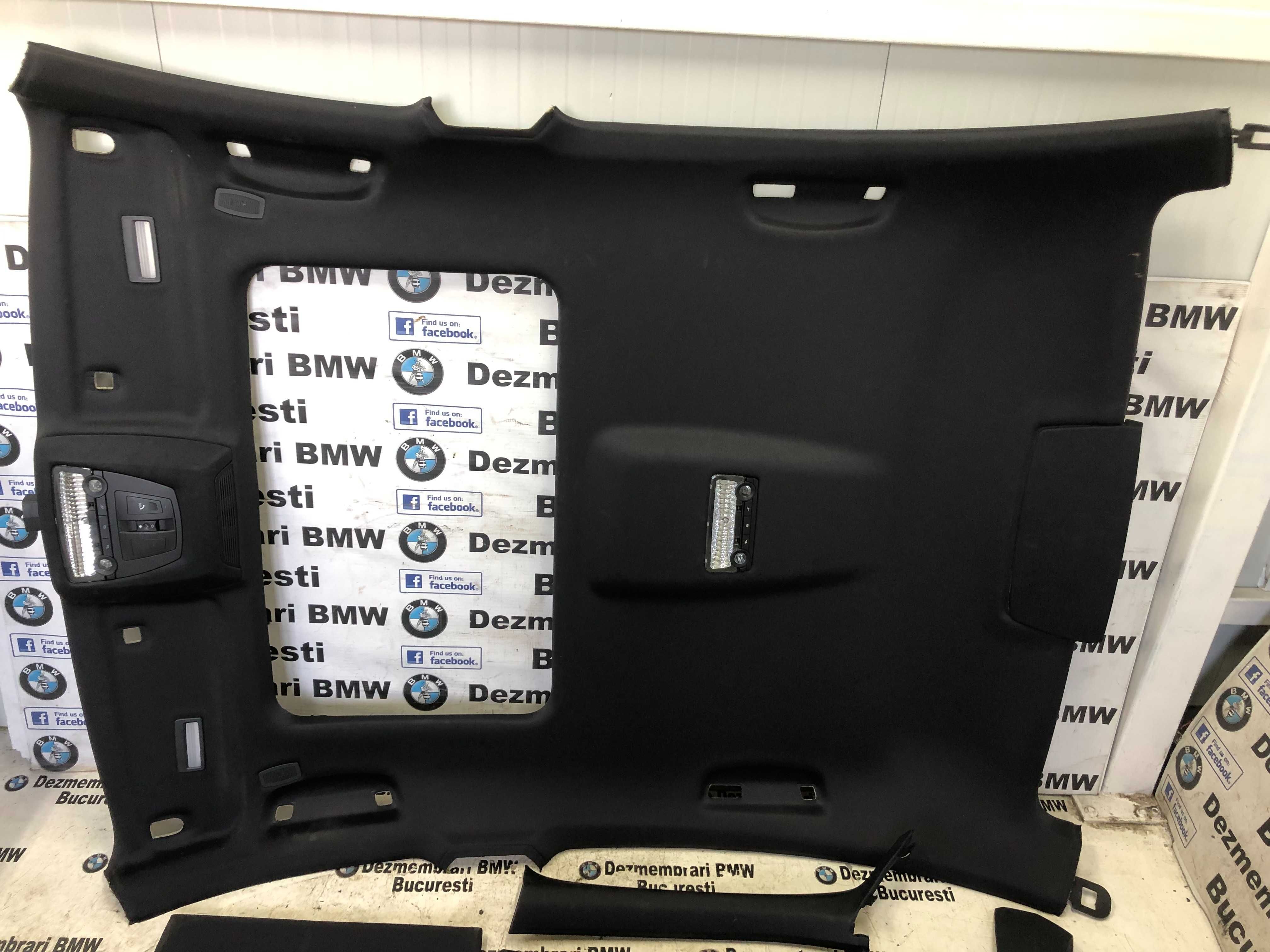 Plafon negru M cu loc pentru trapa BMW seria 7 F01,F04