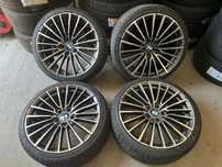Jante BMW20 R20 F10 F11 F01 F02 F13 F30  CU ANVELOPE VARA APROAPE NOI DOT 2024 senzori de presiune incluse