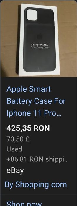 Husa originala Smart Battery case iphpne 11 pro