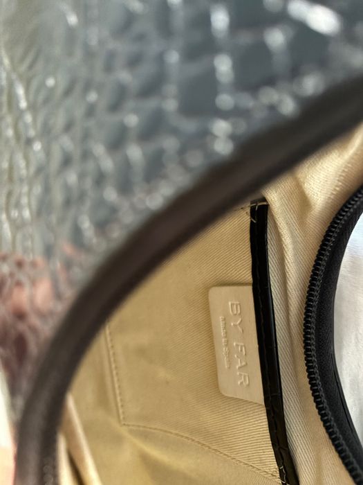 By Far Amber Croco Black