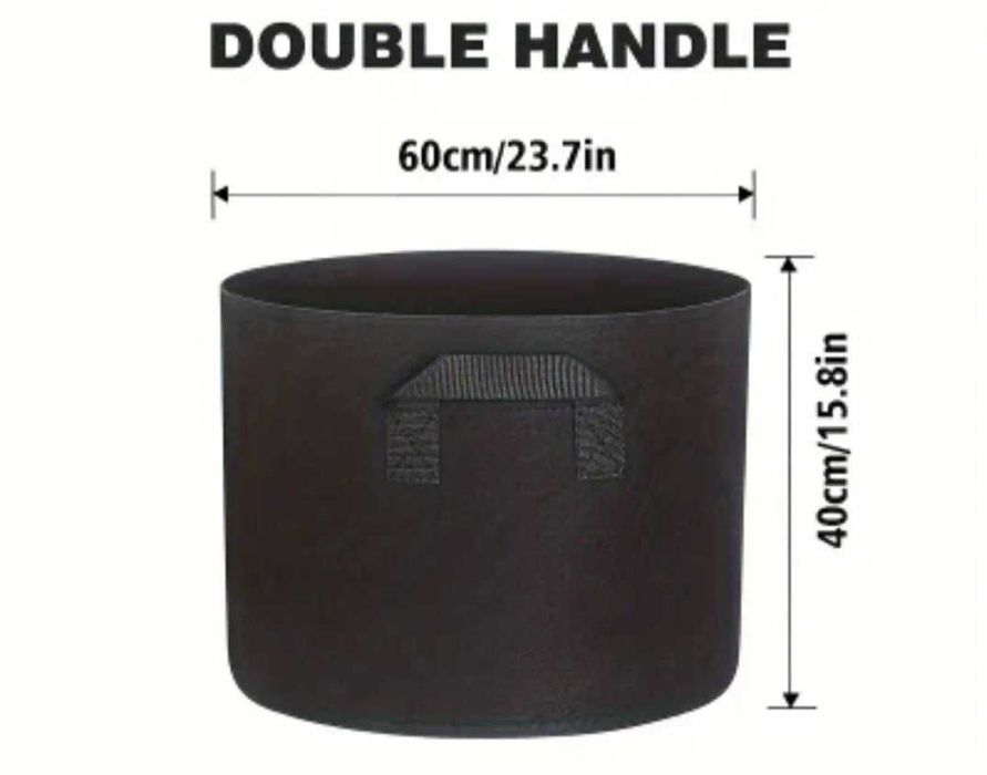 Гроубэг большой тканевый горшок для растений