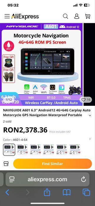 Navigatie moto gps carplay