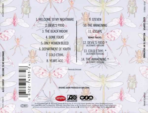 CD Alice Cooper - Welcome To My Nightmare 1975