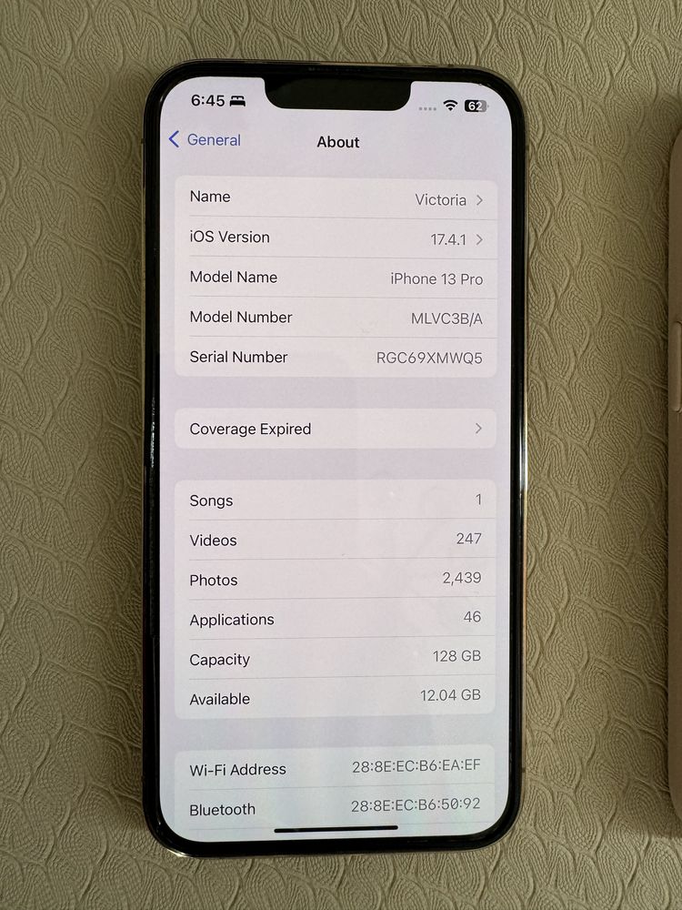 IPhone 13 PRO 128 GB gold Британия