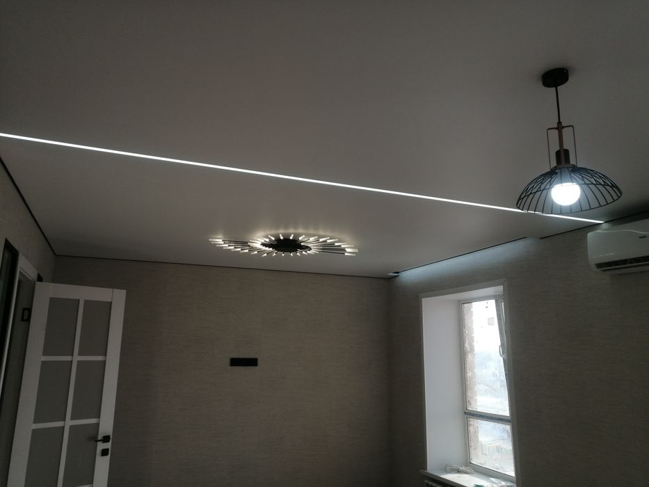 Натяжные потолки.