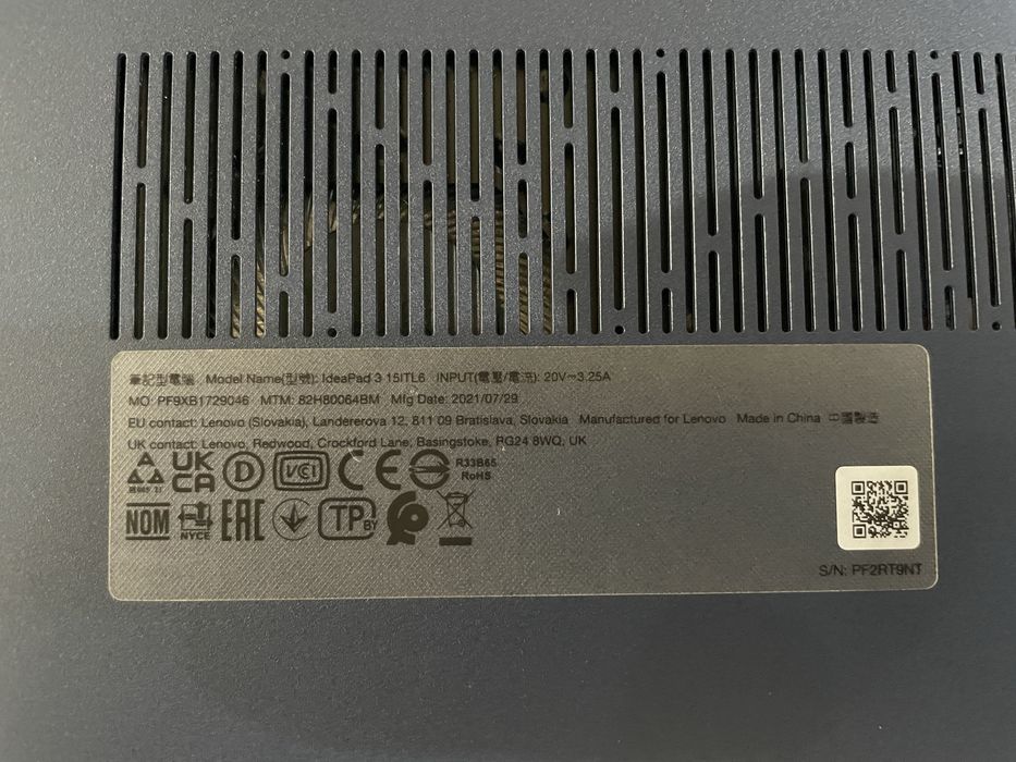 Лаптоп Lenovo IdeaPad 3 15ITL6