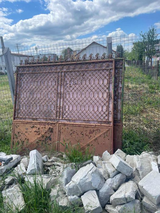 Poartă fier tare plus portiță