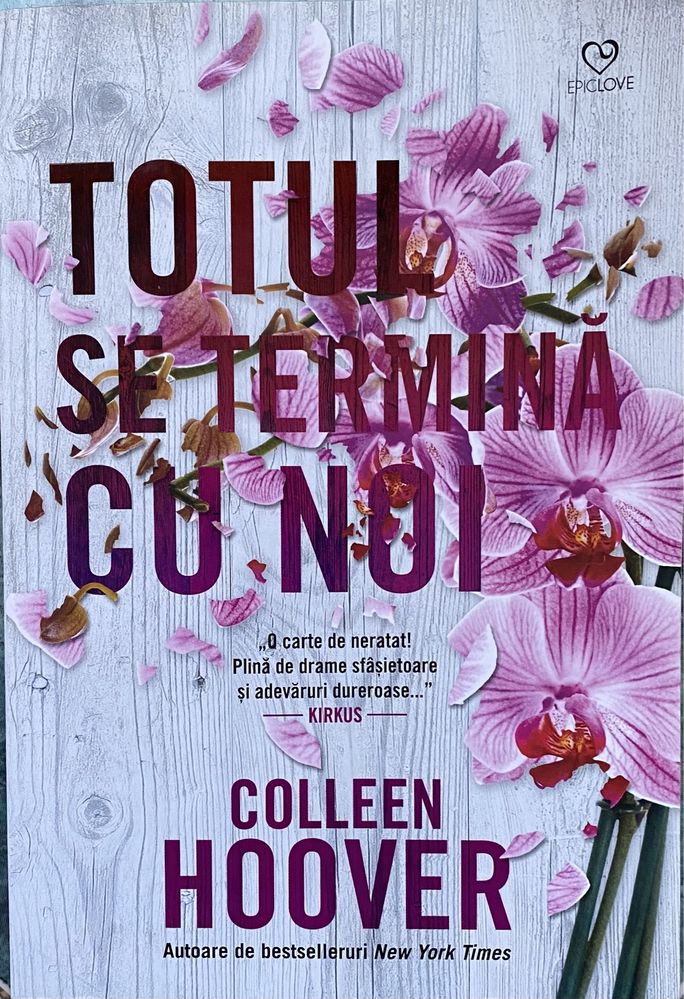 Cartea “Totul se termina cu noi” de Colleen Hoover
