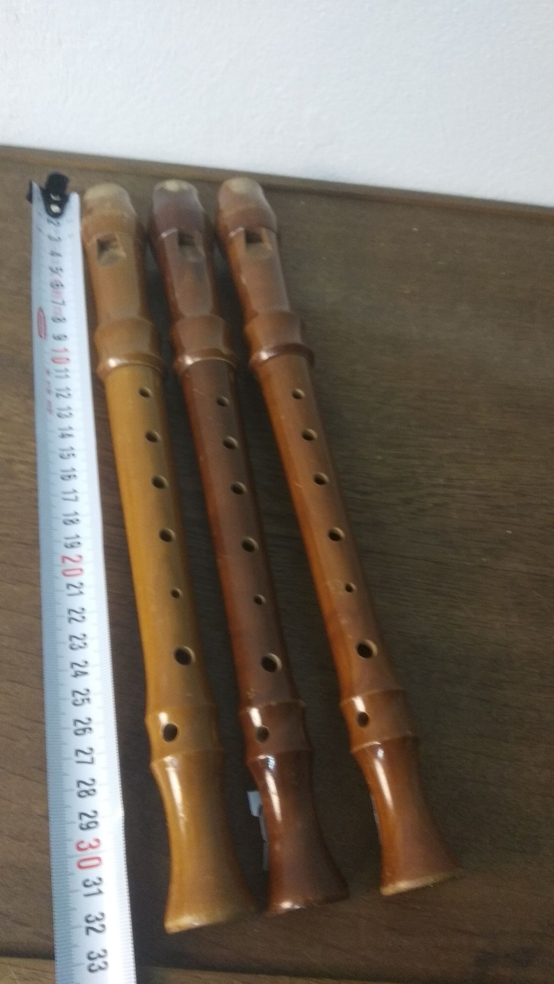 Стари дървени духови инструменти Блок флейта ADLER
