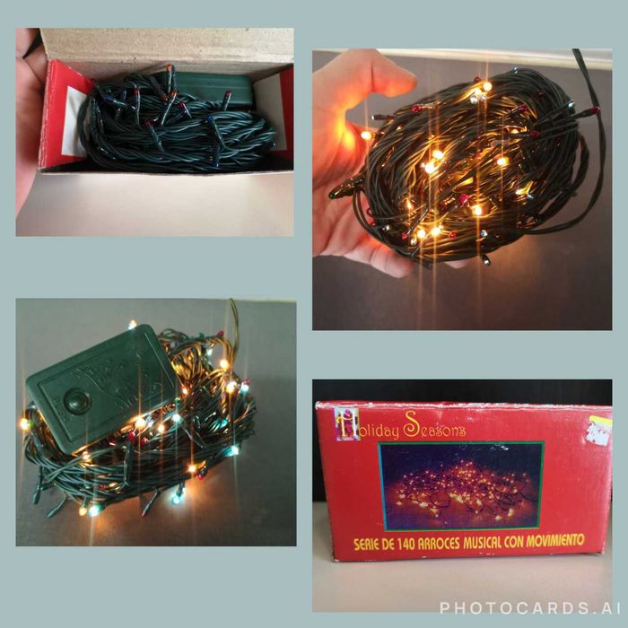 Коледна украса - лампички, календар, декорации,