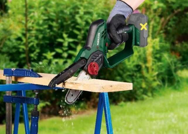 Mini Drujba/Fierastrau cu lant Parkside 20V fara fir, NOU/Garantie3Ani